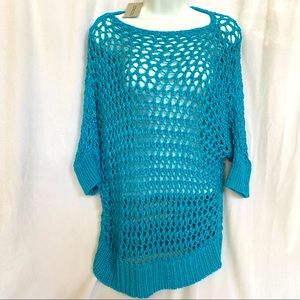 NWT Chicos turquoise shirt Size 2